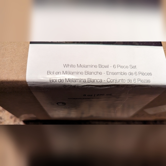 Melamine bowls - 8oz ea - set of 6 BNIB - Picture 3 of 4